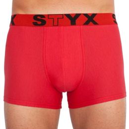 Снимка на Styx MEN'S BOXERS SPORTS RUBBER Мъжки боксерки, червено, размер