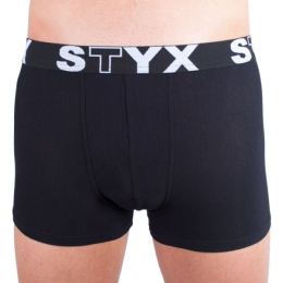 Снимка на Styx MEN'S BOXERS SPORTS RUBBER Мъжки боксерки, черно, размер