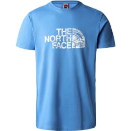 Снимка на The North Face M S/S WOODCUT DOME TEE Мъжка тениска, синьо, размер