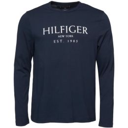 Снимка на Tommy Hilfiger BIG HILFIGER LS TEE Мъжка тениска, тъмносин, размер