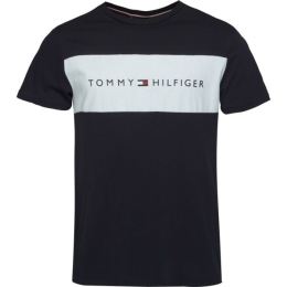 Снимка на Tommy Hilfiger BLOCK LOGO SS Мъжка тениска, тъмносин, размер