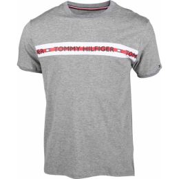 Снимка на Tommy Hilfiger CN SS TEE LOGO Мъжка тениска, сиво, размер