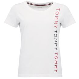 Снимка на Tommy Hilfiger EMBROIDERY-SS TEE Дамска тениска, бяло, размер