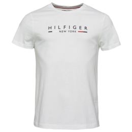 Снимка на Tommy Hilfiger HILFIGER NEW YORK TEE Мъжка тениска, бяло, размер