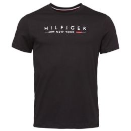 Снимка на Tommy Hilfiger HILFIGER NEW YORK TEE Мъжка тениска, черно, размер