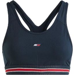 Снимка на Tommy Hilfiger MID INTENSITY SEASONAL TAPE BRA Дамско бюстие, тъмносин, размер