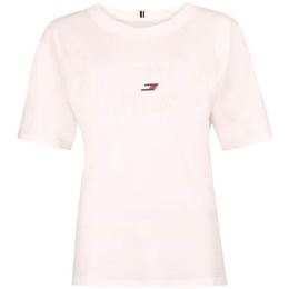 Снимка на Tommy Hilfiger RELAXED TH GRAPHIC TEE Дамска тениска, бяло, размер