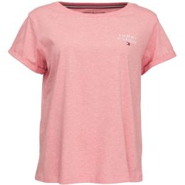 Снимка на Tommy Hilfiger SHORT SLEEVE T-SHIRT Дамска тениска, розово, размер