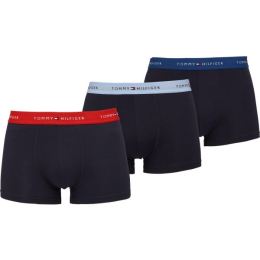 Снимка на Tommy Hilfiger SIGNATURE CTN ESS-3P WB TRUNK Мъжки боксерки, тъмносин, размер