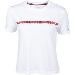 Снимка на Tommy Hilfiger SS TEE Дамска тениска, бяло, размер