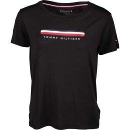 Снимка на Tommy Hilfiger SS TEE Дамска тениска, черно, размер