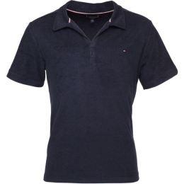 Снимка на Tommy Hilfiger TERRY SHIRT Мъжка тениска с якичка, тъмносин, размер