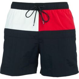 Снимка на Tommy Hilfiger TH CORE FLAG-MEDIUM DRAWSTRING Мъжки шорти за плуване, тъмносин, размер