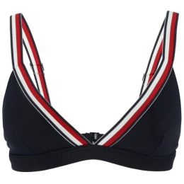 Снимка на Tommy Hilfiger TH GLOBAL STRIPE-TRIANGLE RP Горнище на дамски бански, тъмносин, размер