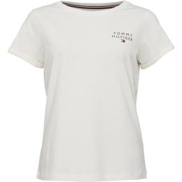 Снимка на Tommy Hilfiger TH ORIGINAL-SHORT SLEEVE T-SHIRT Дамска тениска, бяло, размер