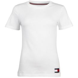 Снимка на Tommy Hilfiger TOMMY 85 LOUNGE-SHORT SLEEVE TEE Дамска тениска, бяло, размер