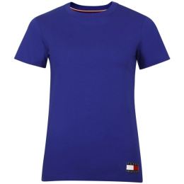 Снимка на Tommy Hilfiger TOMMY 85 LOUNGE-SHORT SLEEVE TEE Дамска тениска, синьо, размер