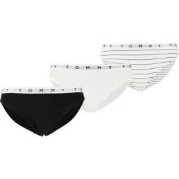 Снимка на Tommy Hilfiger TOMMY COTTON-3P BIKINI PRINT Дамски бикини, черно, размер