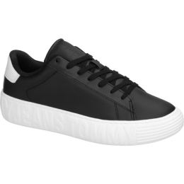 Снимка на Tommy Hilfiger TOMMY JEANS ESSENTIAL EMBOSSED TRAINERS Мъжки кецове, черно, размер