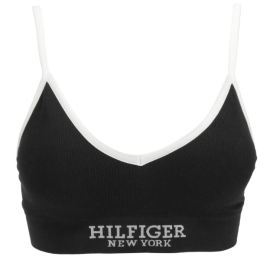 Снимка на Tommy Hilfiger TRIANGLE RP Дамско спортно бюстие, тъмносин, размер