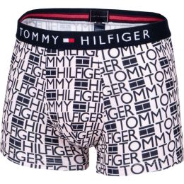 Снимка на Tommy Hilfiger TRUNK PRINT Мъжки боксерки, бяло, размер