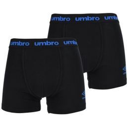 Снимка на Umbro BOXER SHORT 2 PACK Мъжки боксерки, черно, размер