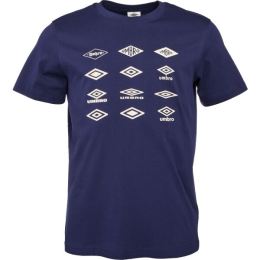 Снимка на Umbro HISTORIC LOGOS GRAPHIC TEE Мъжка тениска, тъмносин, размер