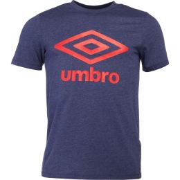 Снимка на Umbro LARGE COTTON LOGO TEE Мъжка тениска, тъмносин, размер