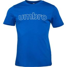 Снимка на Umbro LINEAR LOGO GRAPHIC TEE Мъжка тениска, синьо, размер