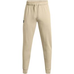 Снимка на Under Armour RIVAL FLEECE JOGGERS Мъжко долнище, бежово, размер