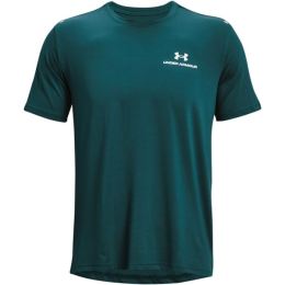 Снимка на Under Armour RUSH ENERGY SS Мъжка спортна тениска, тъмнозелено, размер