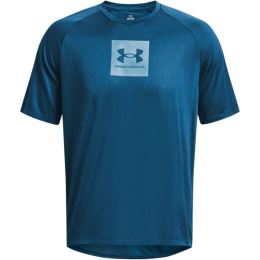 Снимка на Under Armour TECH PRINT FILL SS Мъжка тениска, синьо, размер