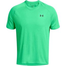 Снимка на Under Armour TECH TEXTURED Мъжка тениска, зелено, размер