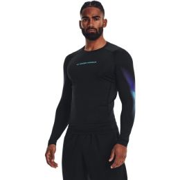 Снимка на Under Armour UA HG ARMOUR NOVELTY LS Мъжка спортна тениска, черно, размер