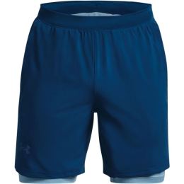 Снимка на Under Armour UA LAUNCH 7'' 2-IN-1 SHORT Мъжки шорти за бягане, синьо, размер