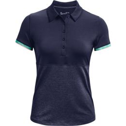 Снимка на Under Armour ZINGER POINT SS POLO Дамска тениска с яка за голф, тъмносин, размер