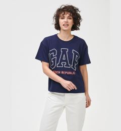 Снимка на GAP Logo Czeach Republic easy short sleeve tee T-shirt Sin