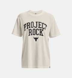 Снимка на Under Armour Project Rock Hwt Campus T T-shirt Byal