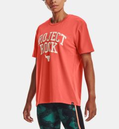 Снимка на Under Armour Project Rock Hwt Campus T T-shirt Cherven