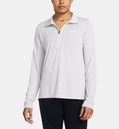 Снимка на Under Armour Tech 1/2 Zip- Twist T-shirt Siv