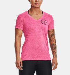 Снимка на Under Armour Tech Twist LC Crest SSV T-shirt Rozov