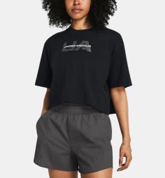 Снимка на Under Armour UA Boxy Crop Branded SS T-shirt Cheren