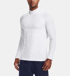 Снимка на Under Armour UA CG Armour Fitted Mock T-shirt Byal