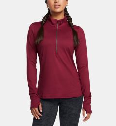 Снимка на Under Armour UA Launch Pro Half Zip T-shirt Cherven