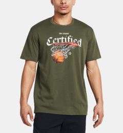 Снимка на Under Armour UA M HW Hoops Certified SS T-shirt Zelen