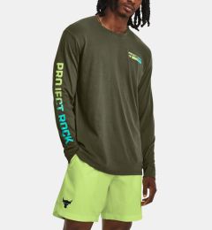 Снимка на Under Armour UA Project Rock Brahma LS T-shirt Zelen