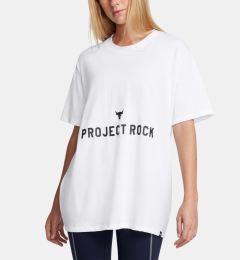 Снимка на Under Armour UA Project Rock W Campus T-shirt Byal