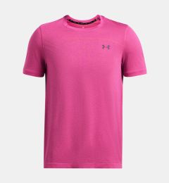 Снимка на Under Armour UA Rush Seamless Wordmark SS T-shirt Rozov