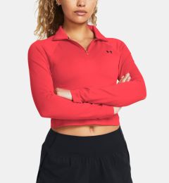 Снимка на Under Armour Vanish Seamless 1/4 Zip Crop T-shirt Cherven